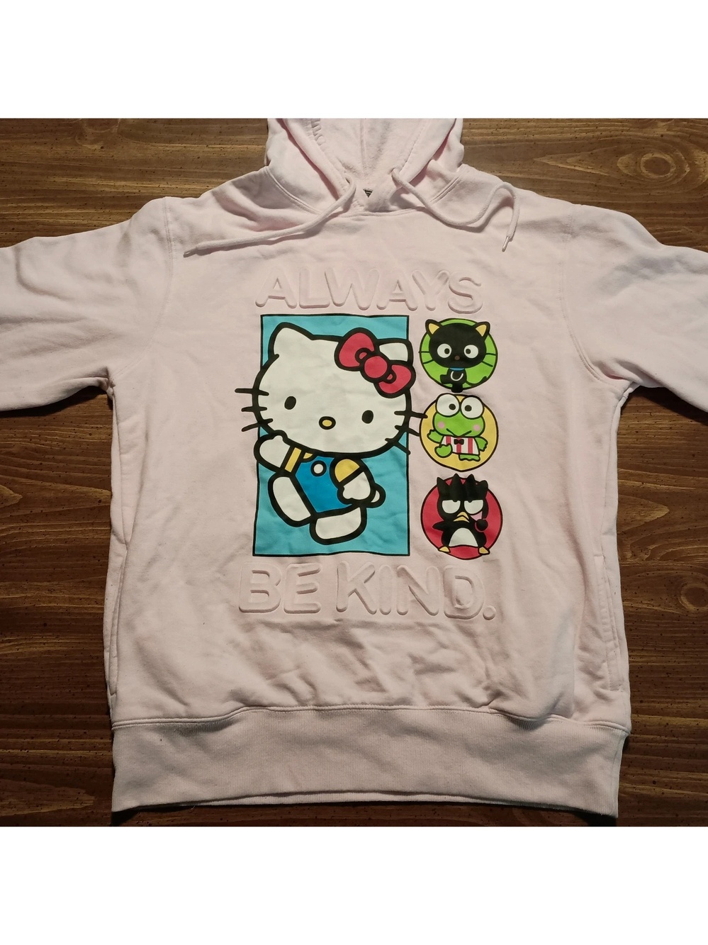 Hello Kitty Sanrio Hoodie - Medium // Cute anime pink cartoon cat sweater jacket